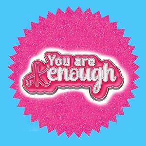 Barbie Movie Themed Enamel Pin that says “You Are Kenough” NEW